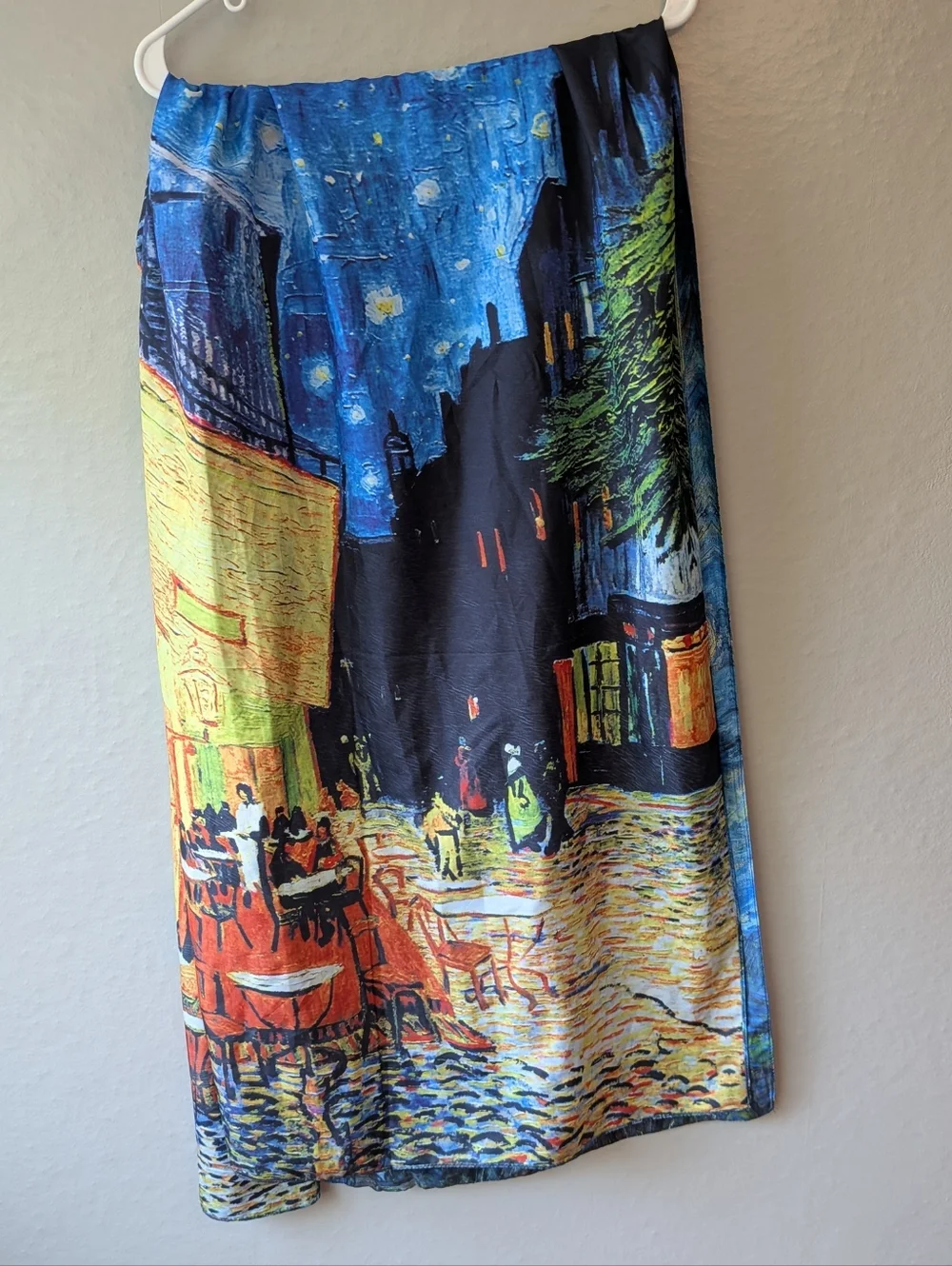 Van Gogh Cafe Terrace Silk Scarf